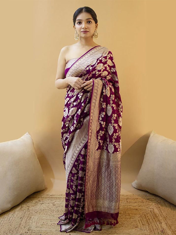 Kalini Ethnic Motifs Woven Design Banarasi Silk Kanjeevaram Saree - Distacart