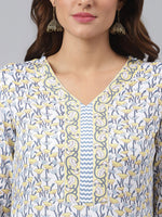 Thumbnail for Kalini Women Floral Printed Kurta with Trousers & Dupatta - Distacart