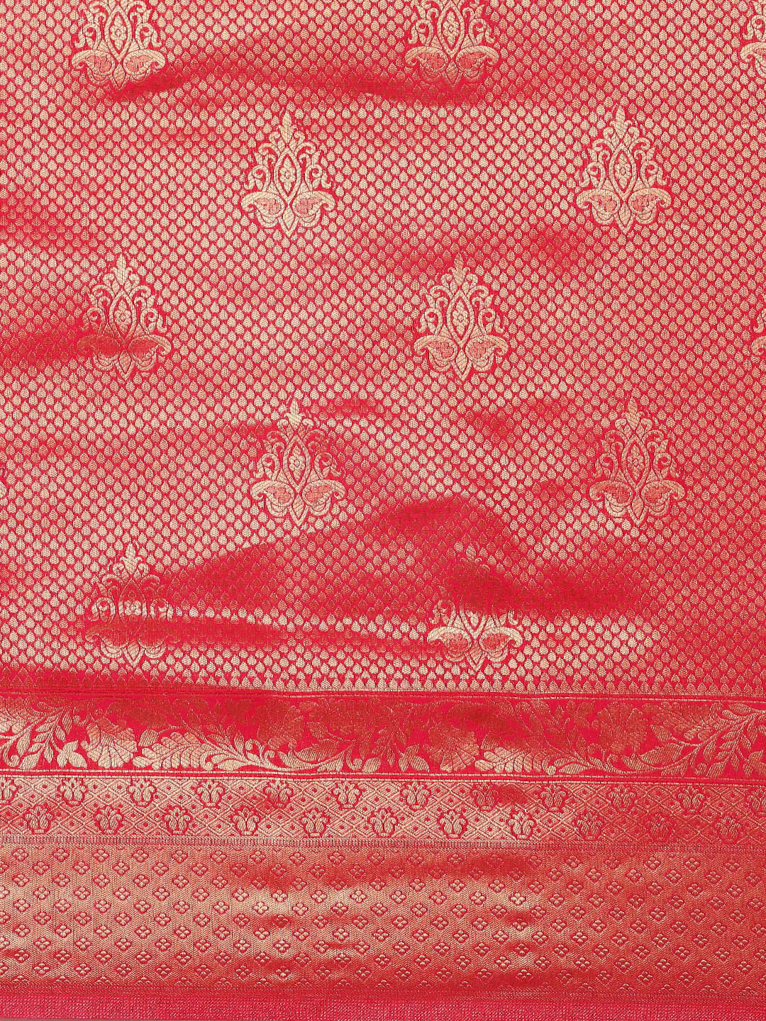 Saree Mall Pink Ethnic Motifs Zari Silk Blend Banarasi Saree - Distacart