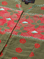 Thumbnail for Kalini Women Green & Pink Ethnic Motifs Printed Pure Cotton Kurta - Distacart