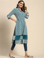 Thumbnail for Sangria Chikankari Embroidered Kurta - Distacart