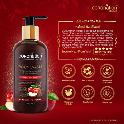 Coronation Herbal Apple Cider Vinegar Body Wash - Distacart