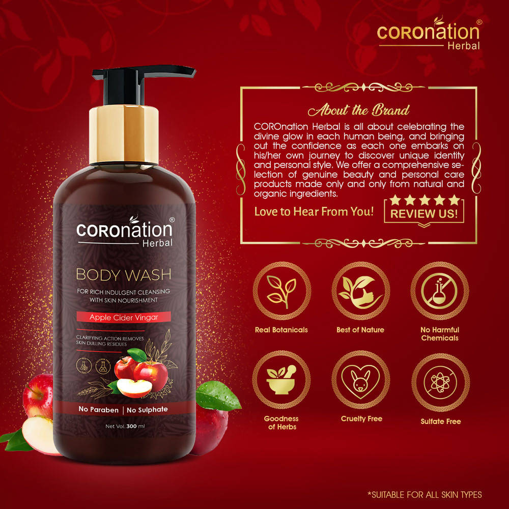 Coronation Herbal Apple Cider Vinegar Body Wash - Distacart