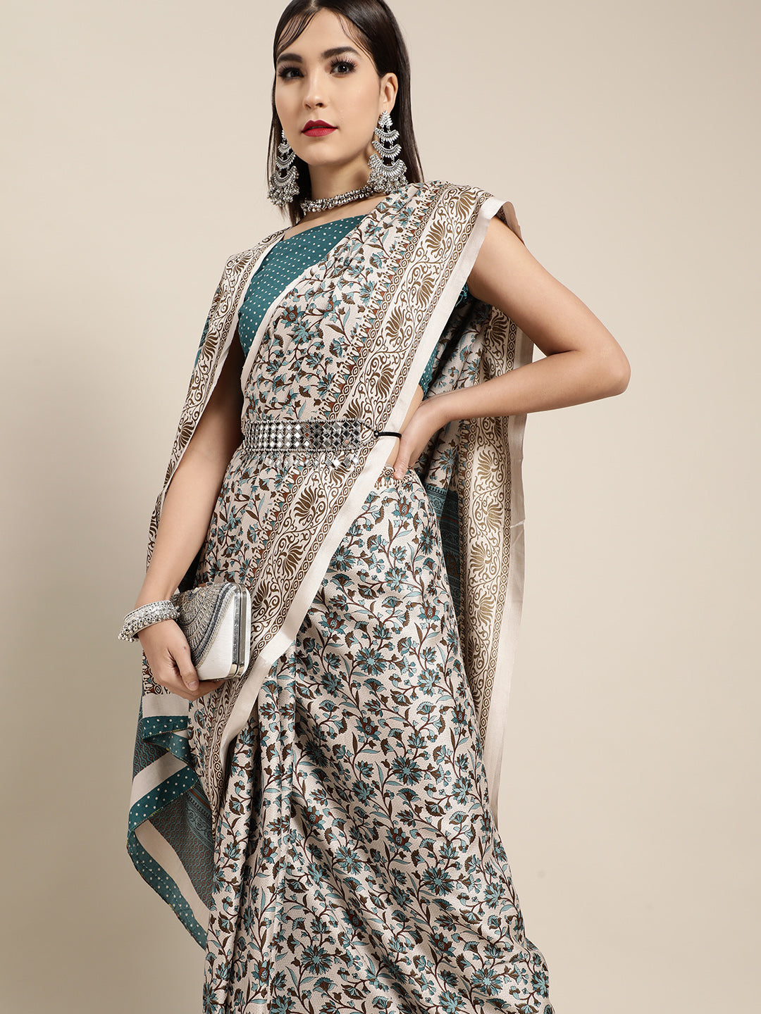 Saree Mall Ethnic Motifs Saree - Distacart
