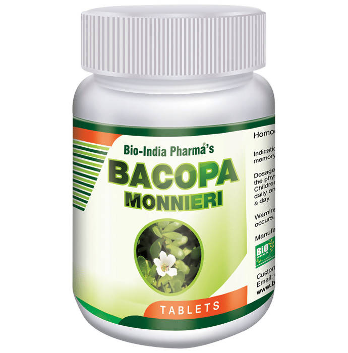 Bio India Homeopathy Bacopa Monnieri Tablets