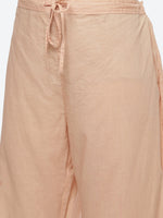 Thumbnail for Biba Women Brown Ethnic Motifs Embroidered Kurta with Palazzos & With Dupatta - Distacart