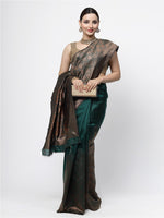 Thumbnail for Kalini Ethnic Motif Woven Design Zari Banarasi Saree - Distacart