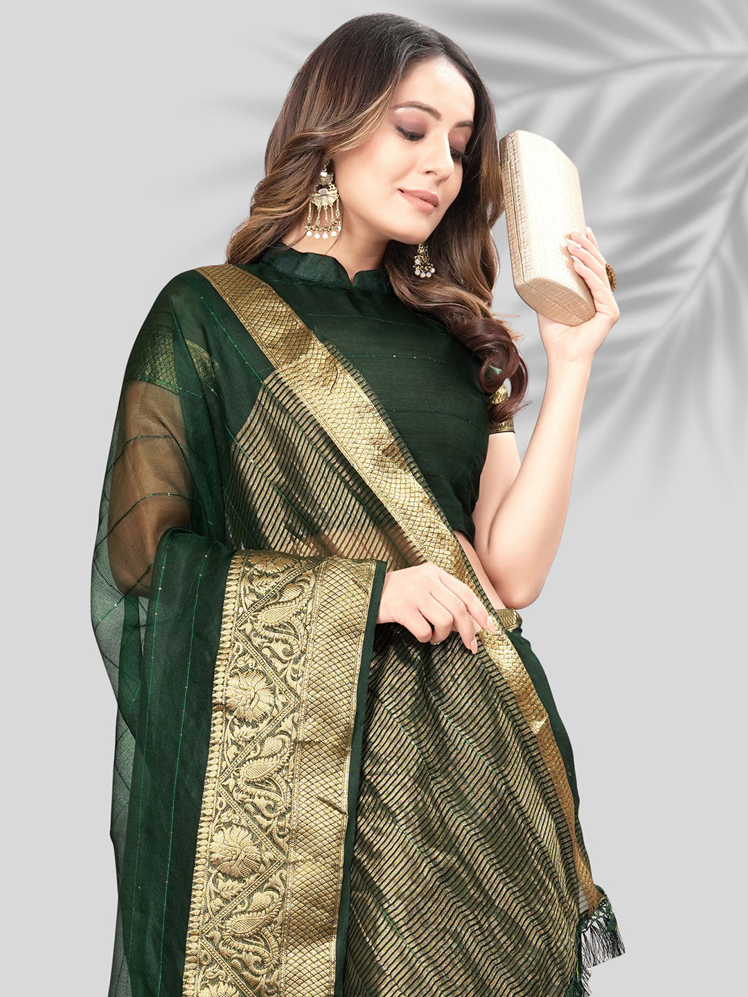 Kalini Woven Design Zari Organza Banarasi Saree - Distacart