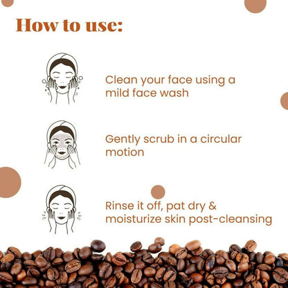 NutriGlow NATURAL'S Raw Irish Coffee Face & Body Scrub - Distacart