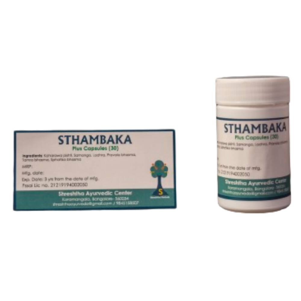 Shreshtha Herbals Sthambaka Plus Capsules - Distacart