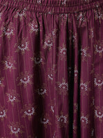 Thumbnail for Khushal K Ethnic Motifs Embroidered Kurta with Palazzos & Dupatta - Distacart