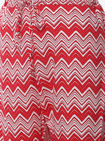 Thumbnail for Biba Women Red Floral Printed Kurta with Trousers & With Dupatta - Distacart
