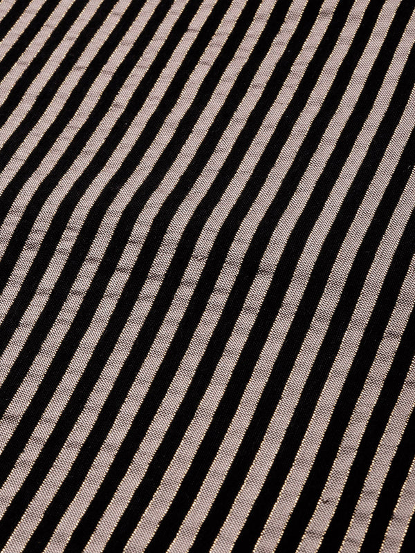 Kalini Women Beige & Black Striped Straight Kurta - Distacart