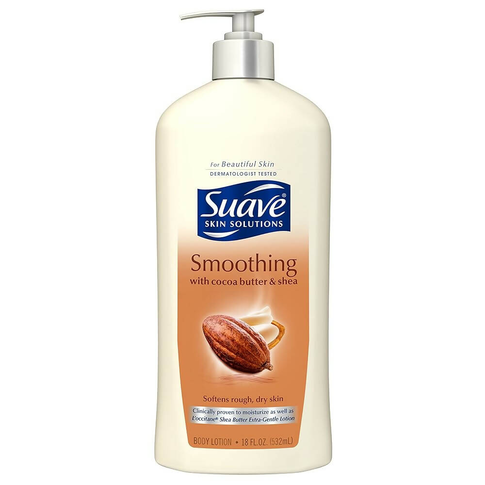 Suave Smoothing Body Lotion with Cocoa & Shea Butter - Distacart