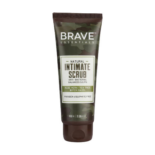 Brave Essentials Natural Intimate Scrub - Distacart