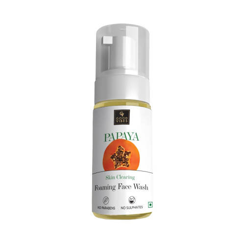 Good Vibes Papaya Skin Clearing Foaming Face Wash
