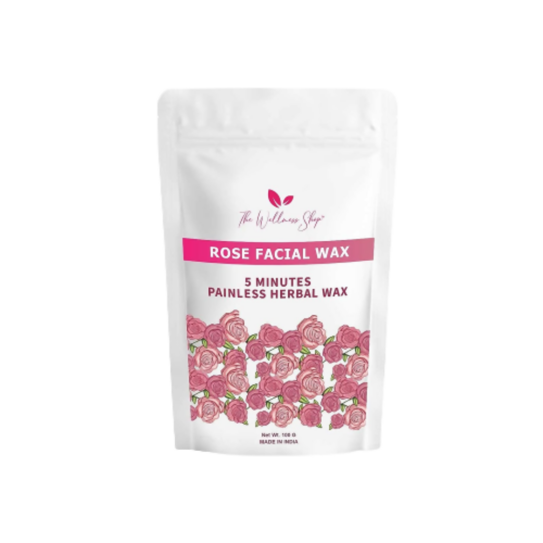 The Wellness Shop Rose Facial Wax Powder - Distacart