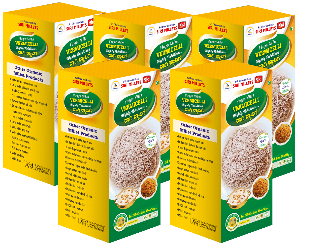Finger Millet Vermicelli Pack-5 (1)