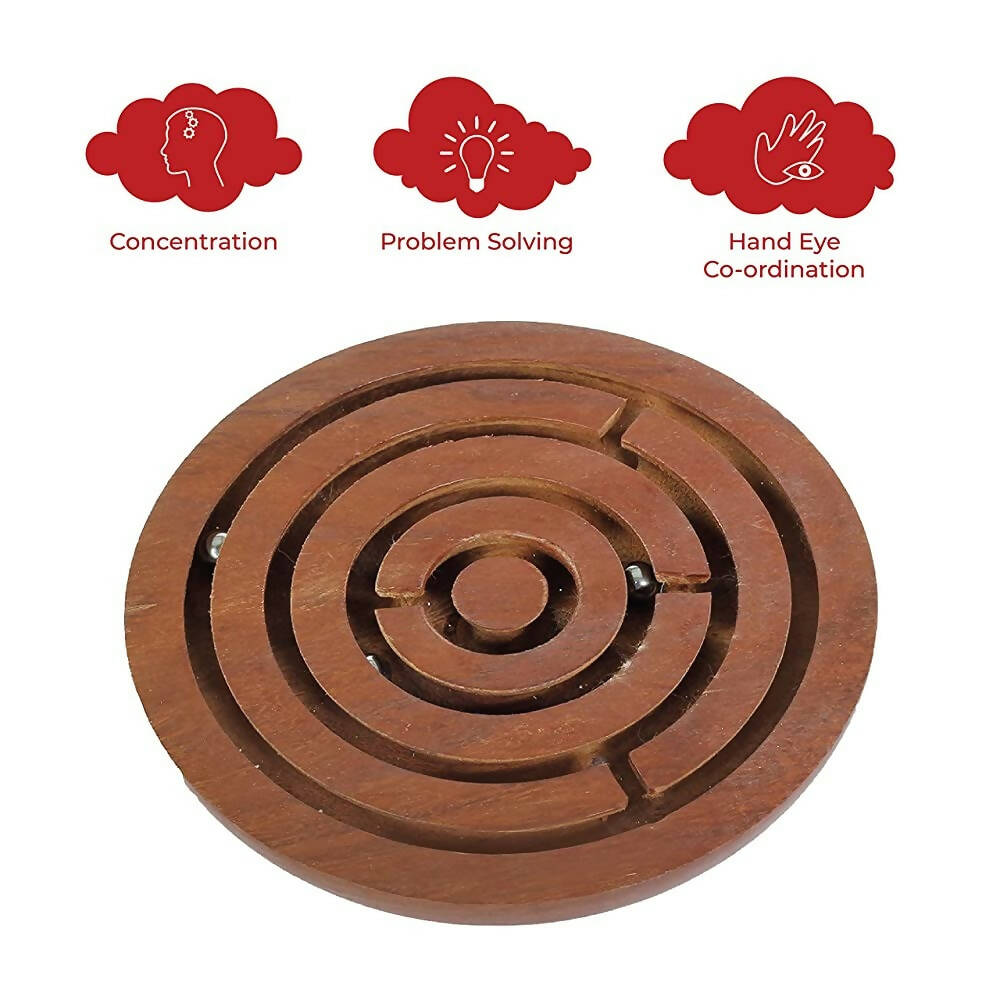Desi Toys Labyrinth , Maze , Swirl , Bada Bhool Bhulaiya - Distacart