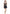 Ruhani HLSC Anarkali Poly Satin Black Short Nighty Fits Bust (Ruhani_NT_04_FS)