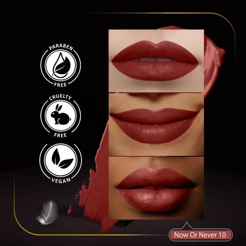 Faces Canada Comfy Matte Creme Lipstick - Now Or Never 10 - Distacart