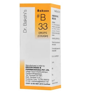 Bakson's Homeopathy B33 Drops