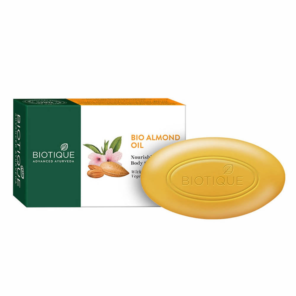 Biotique Advanced Ayurveda Bio Almond Oil Nourishing Body Soap - Distacart