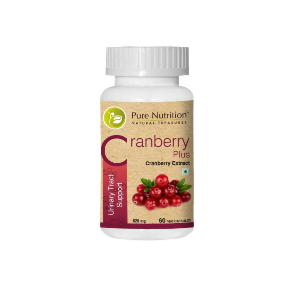 Pure Nutrition Cranberry Plus Veg Capsules - Distacart