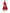 Cheera Embellished Daily Wear Cotton Blend Kurta - Red - Distacart