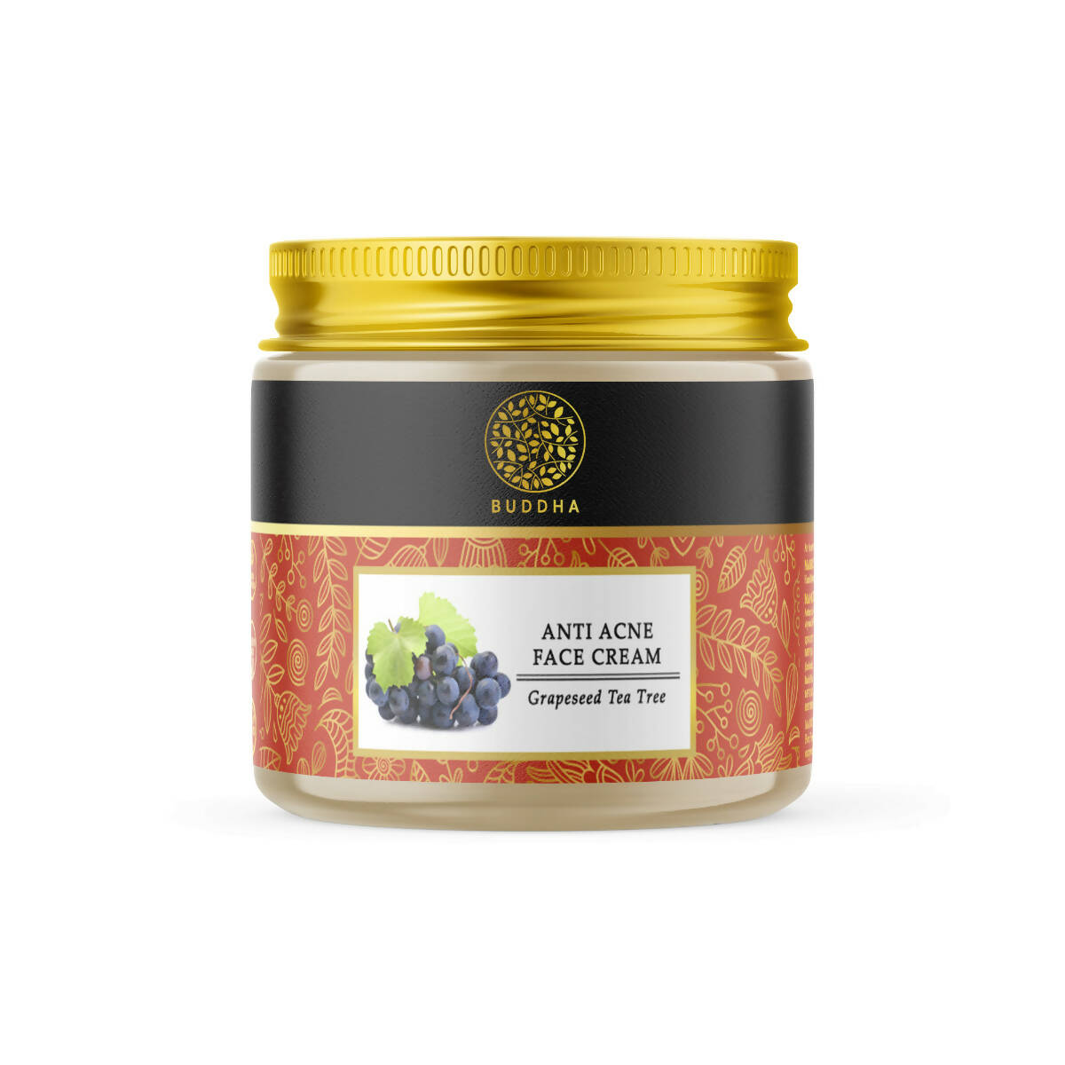 Buddha Natural Anti Acne Face Cream - For Acnes, Pimples, Scars & Marks - Distacart
