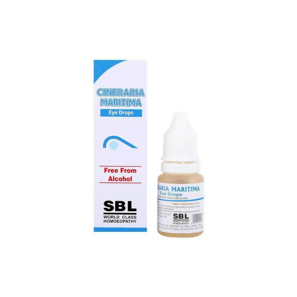 SBL Homeopathy Cineraria Maritima Eye Drops Free From Alcohol - Distacart
