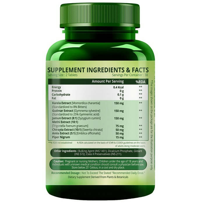 Himalayan Organics Gluco Balance Tablets - Distacart