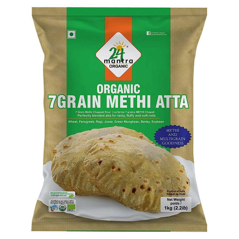 24 Mantra Organic 7Grain Methi Atta - Distacart