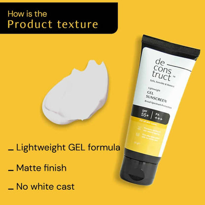 Deconstruct Gel Sunscreen - Distacart