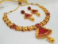 Thumbnail for Pink Antique Necklace Set