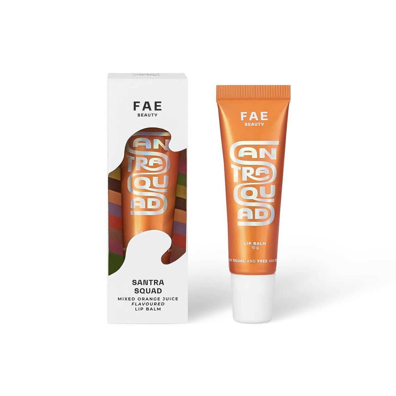 FAE Beauty Santra Squad Mixed Orange Juice Lip Balm SPF 20+ - Sheer Popsicle Orange - Distacart