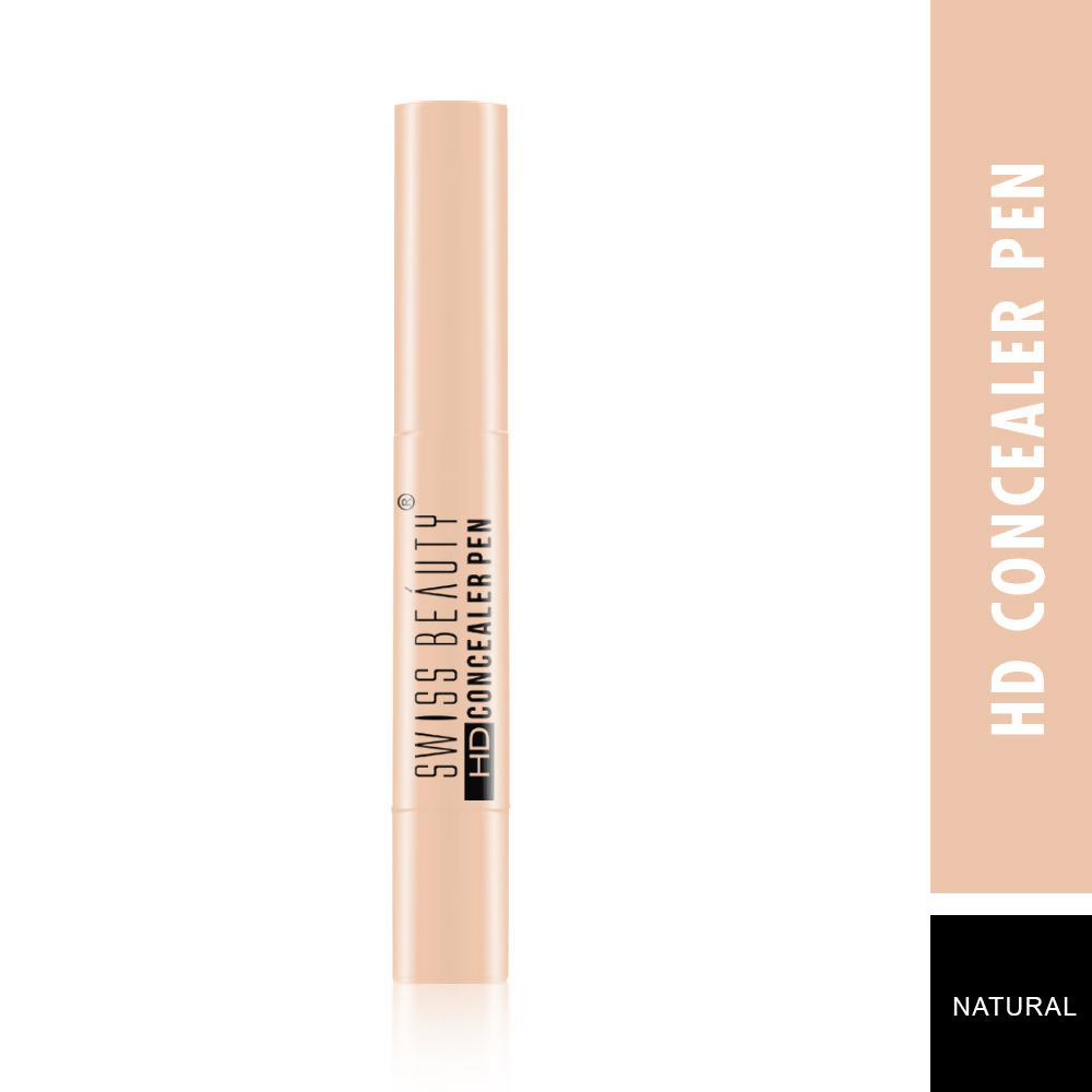 Swiss Beauty HD Concealer Pen - Natural Shade - Distacart
