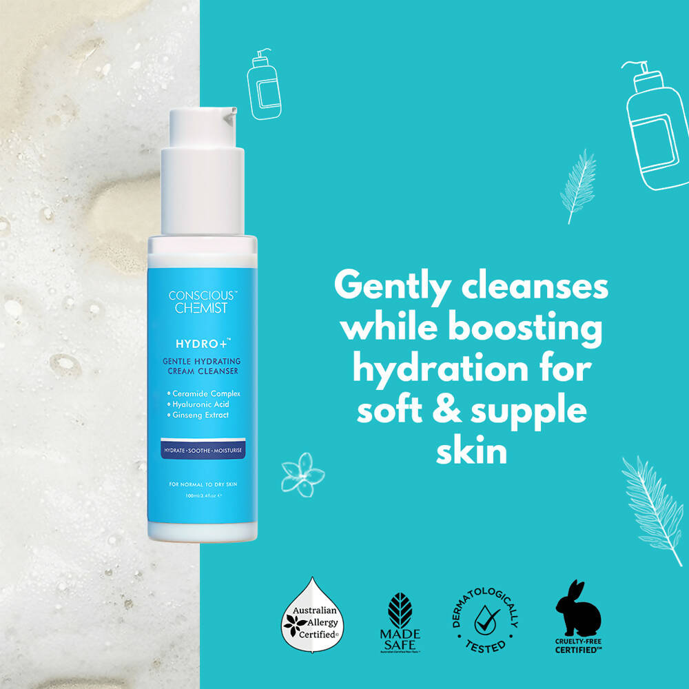 Conscious Chemist Gentle Hydrating Cream Cleanser - Distacart
