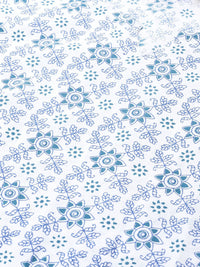 Thumbnail for Anubhutee White & Blue Pure Cotton Printed Night suit - Distacart