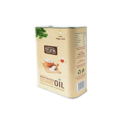 Nature's Trunk Extra Virgin Woodpressed Sesame oil - Distacart