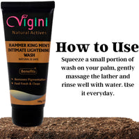 Thumbnail for Vigini Natural Hammer King Men's Intimate Lightening Wash for Men - Distacart