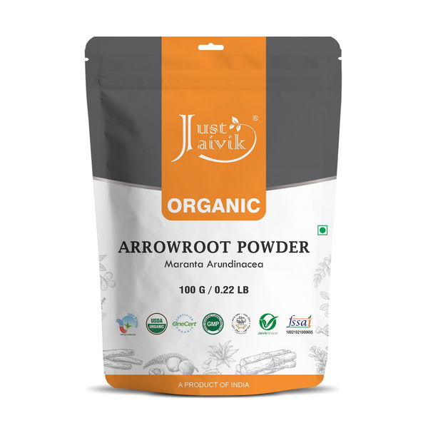 Just Jaivik Organic Arrowroot Powder - Distacart