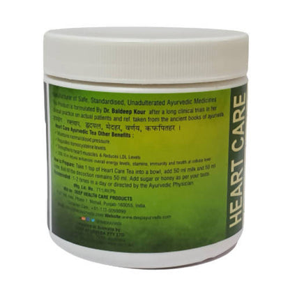 Deep Ayurveda Heart Care Ayurvedic Tea Powder - Distacart