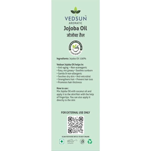 Vedsun Naturals Jojoba Oil - Distacart