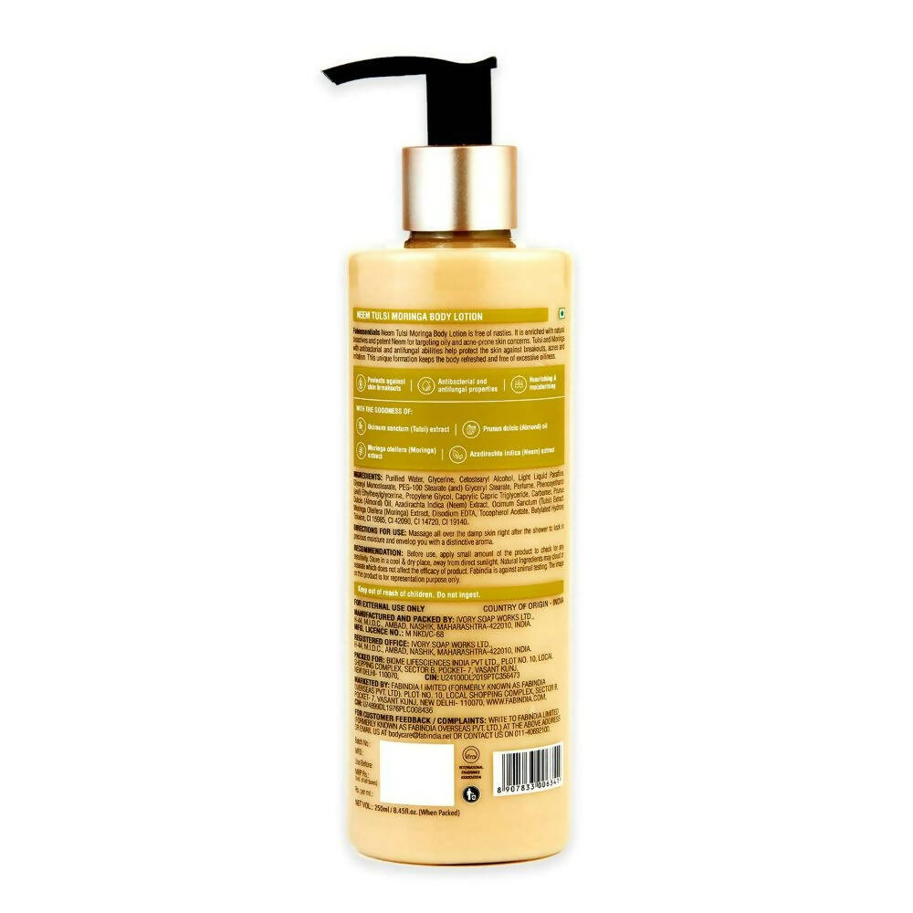 Fabessentials Neem Tulsi Moringa Body Lotion - Distacart