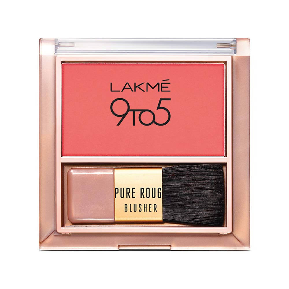 Lakme 9To5 Pure Rouge Blusher - Coral Punch - Distacart