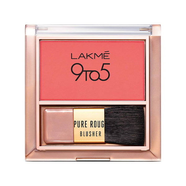 Lakme 9To5 Pure Rouge Blusher - Coral Punch - Distacart