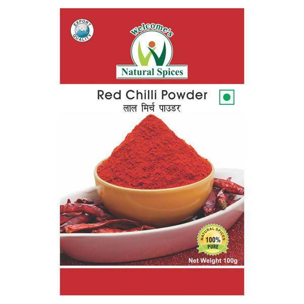 Welcome’s Natural Spices Red Chilli Powder - Distacart