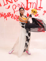 Thumbnail for Tikhi Imli Polka Dot Designer Saree - Distacart