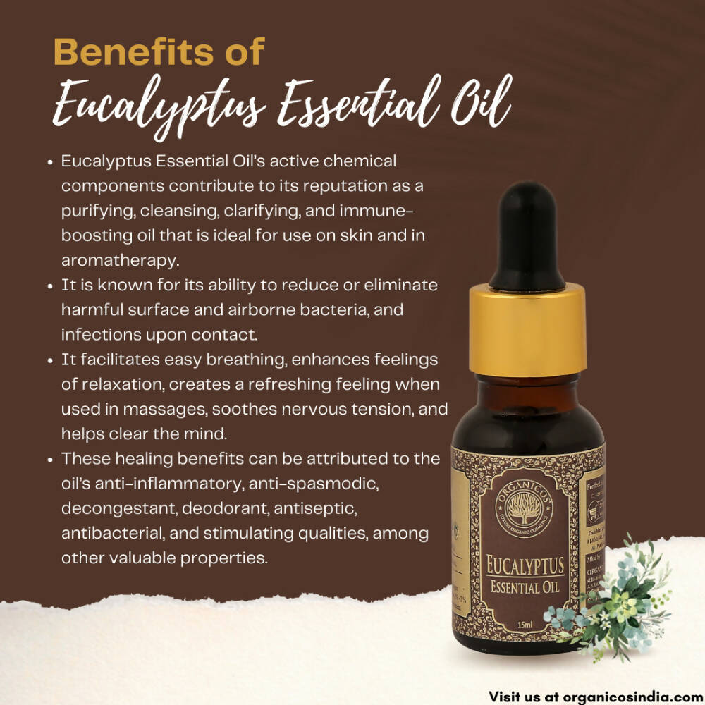 Organicos Eucalyptus Essential Oil - Distacart